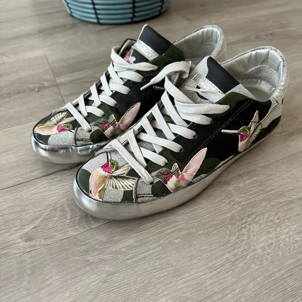 NEW Philippe Model Printed Sneakers Size 7 ARP     400$